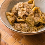 Vesuvio Pasta With Walnuts and Sugar