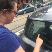 Write a Message in Window Dust