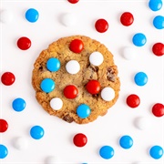 Sweet E's Bake Shop 4th of July M&M Cookie