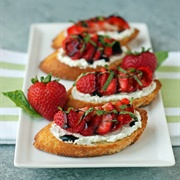 Strawberry Bruschetta