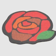 Red Rose Rug