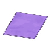 Simple Small Purple Mat