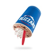 Dairy Queen Peppermint Hot Cocoa Blizzard