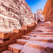 Stairs at Petra, Jordan