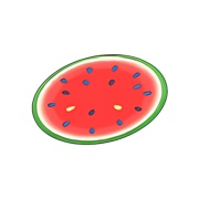 Red Watermelon Rug