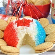 Red White Blue Golden Oreo Cheese Ball