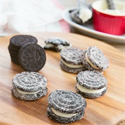 Baked Oreo Churro Cookies