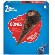 Blue Bunny Chocolate Lovers Cones