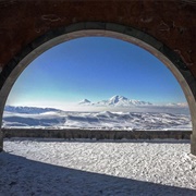 Charent's Arch, Voghjaberd, Armenia
