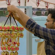 Spiced Biscuit Chandelier