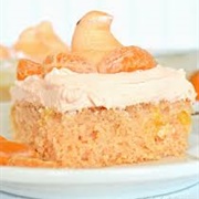 Orange Creamsicle Peeps Cake