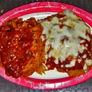 Chicken Parmesan With Orzo
