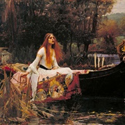 The Lady of Shalott - J. W. Waterhouse (Londyn, Tate Britain)