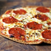 Pepperoni Tortilla Pizza