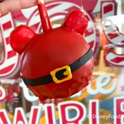 Santa Mickey Caramel Apple