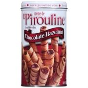 Chocolate Hazelnut Rolled Wafers
