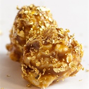 Food With Gold Shavings