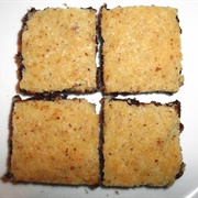 Mint Chocolate Filled Almond Squares