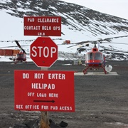 McMurdo Station Heliport, Antarctica