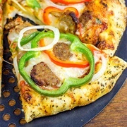 Sausage Pepper Pizza