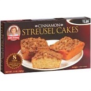 Cinnamon Streusel Cakes
