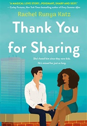 Thank You for Sharing (Rachel Runya Katz)