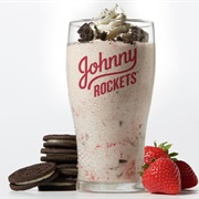 Johnny Rockets Oreo Strawberry Crumble Milkshake