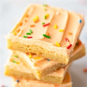 Orange Dreamsicle Sugar Cookie Bars