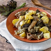 Agnello Con Carciofi