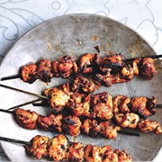 Grilled Duck Brochette