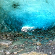 Guyot Glacier Ice Caves
