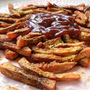Microwave Sweet Potato Fries