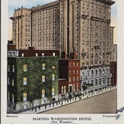 The Martha Washington Hotel, the First Hotel Exclusively for Women, Opens.