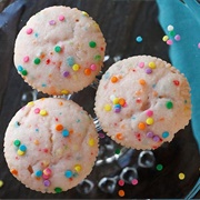 Pink Lemonade Confetti Cupcakes