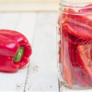 Pickled Red Bell Pepper