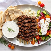 Vegan Lamb Souvlaki