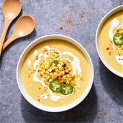 Crema De Elote (Mexican Sweetcorn Soup)
