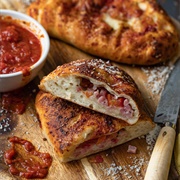 Ham and Cheese Calzone