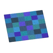 Blue Blocks Rug
