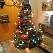 Christmas Tree of Books