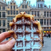 Belgian Waffle in Belgium