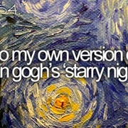 Do My Own Version of Van Gogh's Starry Night