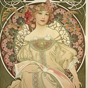 Reverie by a Mucha