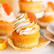 Orange Creamsicle Cupcakes With Cream Filling