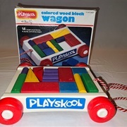 Playskool Wooden Block Wagon