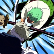 362. Slashes Dancing on the Roof! Finale - Zoro vs. Ryuma