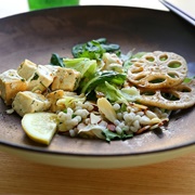 Tofu and Lotus Root Salad