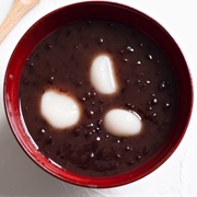 Oshiruko (Japanese New Year Sweet Red Bean Soup)