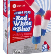 SE Grocers Junior Pops Red White &amp; Blue Pops
