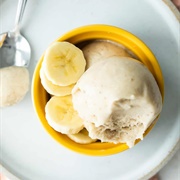 Frozen Yogurt + Banana